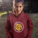 Adana Erkek Anadolu Lisesi Bordo Kapüşonlu Sweatshirt – AEL 1889 Logolu