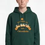 Alparslan Türkeş Ortaokulu Kapüşonlu Sweatshirt Nefti Yeşil Hoodie