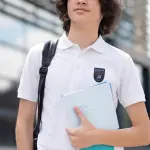 Aselsan Mesleki ve Teknik Anadolu Lisesi Beyaz Polo Yaka Tişört