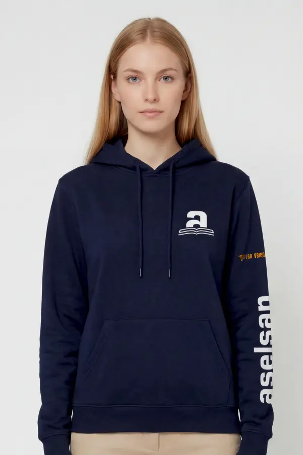 Aselsan Mesleki ve Teknik Anadolu Lisesi Lacivert Hoodie
