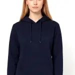 Lacivert Kapüşonlu Hoodie Sweatshirt
