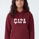 Çapa Fen Lisesi Bordo Kapüşonlu Sweatshirt – Rahat & Şık Okul Forması