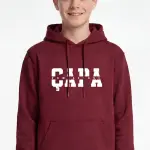 Çapa Fen Lisesi Bordo Kapüşonlu Sweatshirt – Rahat & Şık Okul Forması