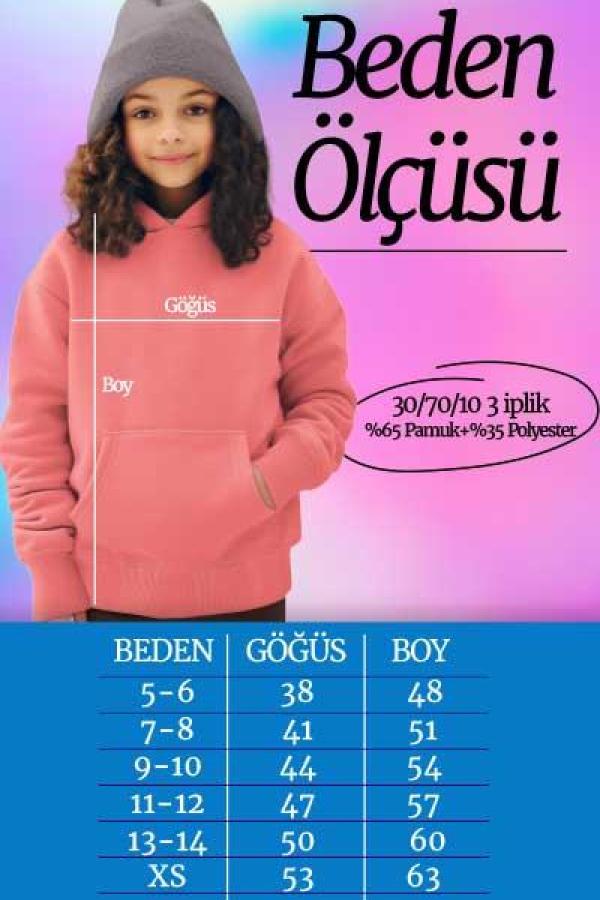 Turuncu Unisex Kapüşonlu Sweatshirt – Okul Yönetmeliğine Uygun Şık ve Rahat Seçim