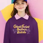 Gönül Ferhat Baykara İlkokulu Mor Sweatshirt