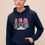İsmail Sefa Özler Anadolu Lisesi Lacivert Kapüşonlu Sweatshirt