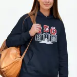 İsmail Sefa Özler Anadolu Lisesi Lacivert Kapüşonlu Sweatshirt