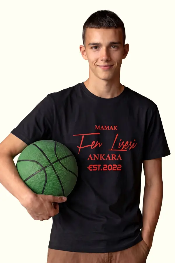 Mamak Fen Lisesi Siyah Tişört