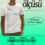 Yetişkin Bisiklet Yaka Siyah Kısa Kollu Unisex Tişört – Yönetmeliğe Uygun %100 Pamuk