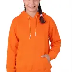 Turuncu Unisex Kapüşonlu Sweatshirt – Okul Yönetmeliğine Uygun Şık ve Rahat Seçim