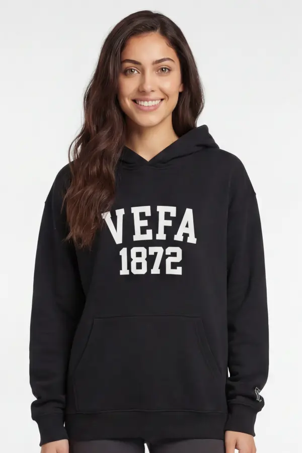 Vefa Lisesi 1872 Siyah Hoodie