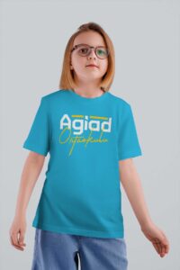 AGİAD Ortaokulu Turkuaz Tişört