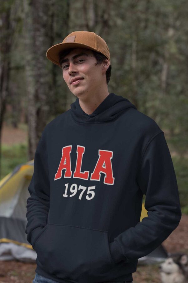 Adana Anadolu Lisesi Hoodie – Lacivert, ALA 1975 Kolej Stili - Görsel 2