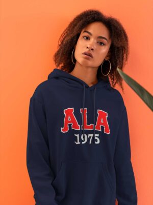 Adana Anadolu Lisesi Hoodie – Lacivert, ALA 1975 Kolej Stili