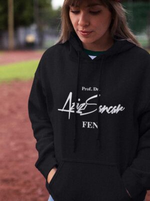 Aziz Sancar Fen Lisesi Siyah Hoodie