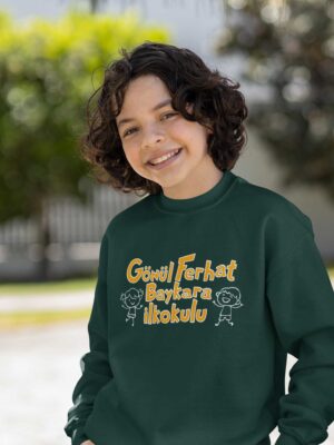 Gönül Ferhat Baykara İlkokulu Nefti Sweatshirt – Eğlenceli Grafik ve Sıcak Tasarım