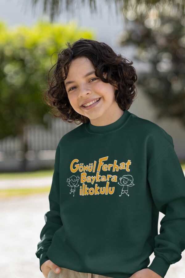 Gönül Ferhat Baykara İlkokulu Nefti Sweatshirt – Eğlenceli Grafik ve Sıcak Tasarım