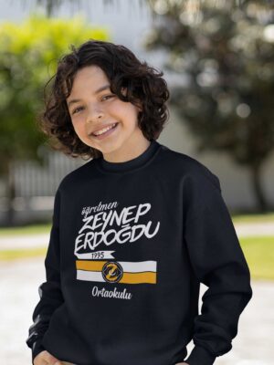 Zeynep Erdoğdu Ortaokulu Lacivert Sweatshirt – Modern ve Rahat Kesim