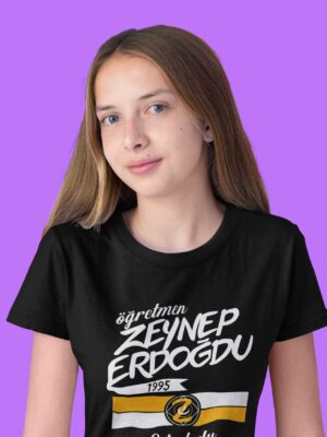 Öğretmen Zeynep Erdoğdu Ortaokulu Siyah Tişört