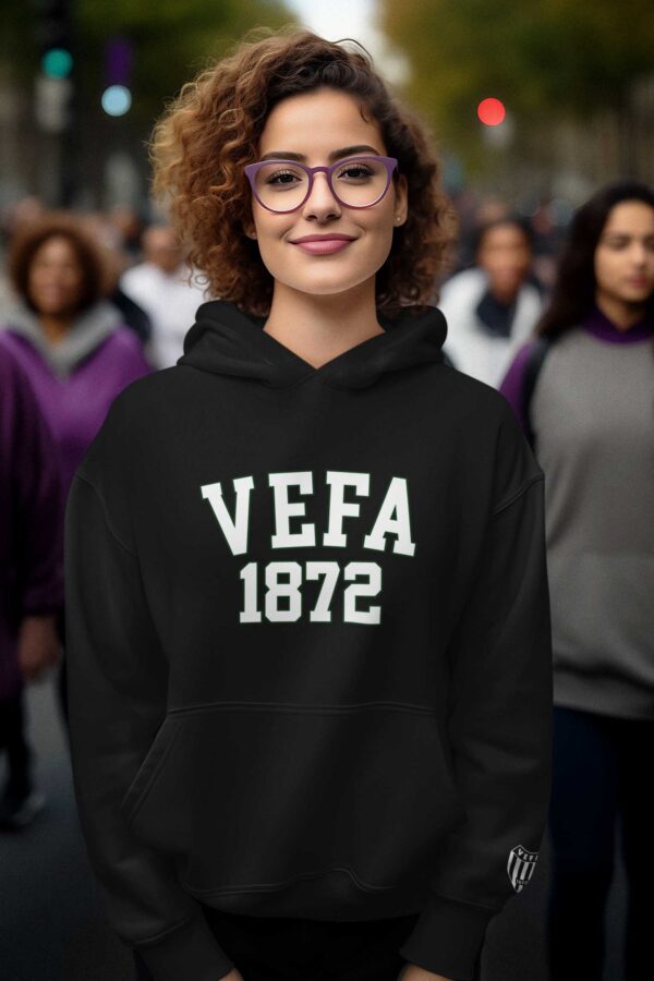 Vefa Lisesi 1872 Siyah Hoodie – Kolej Stili Kapüşonlu Sweatshirt