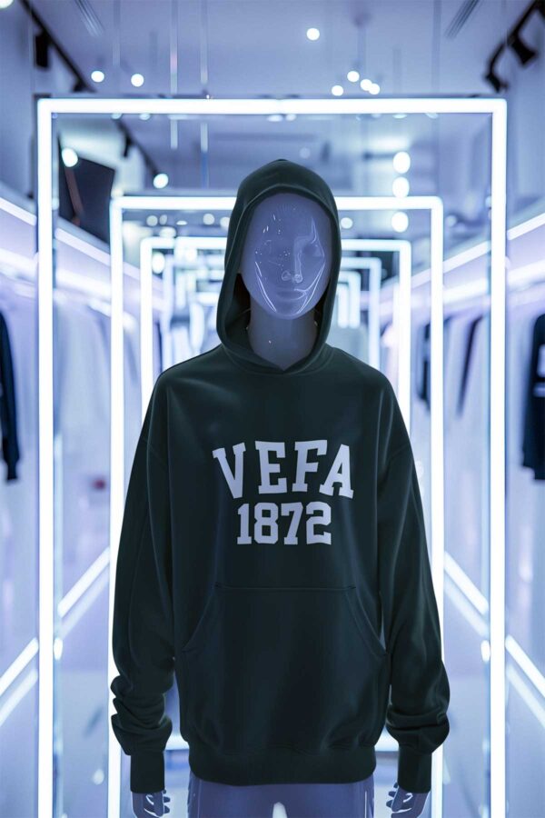 Vefa Lisesi Yeşil Kapüşonlu Sweatshirt – 1872 Kolej Stili Unisex Hoodie - Görsel 2