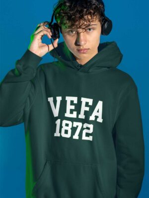 Vefa Lisesi Yeşil Kapüşonlu Sweatshirt – 1872 Kolej Stili Unisex Hoodie
