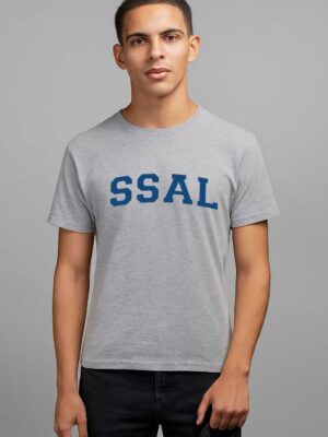 SSAL Gri Melanj Tişört ile Okul Stilini Konforla Tamamla!