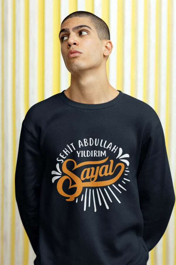 Şehit Abdullah Yıldırım Anadolu Lisesi Lacivert Sweatshirt - Görsel 2